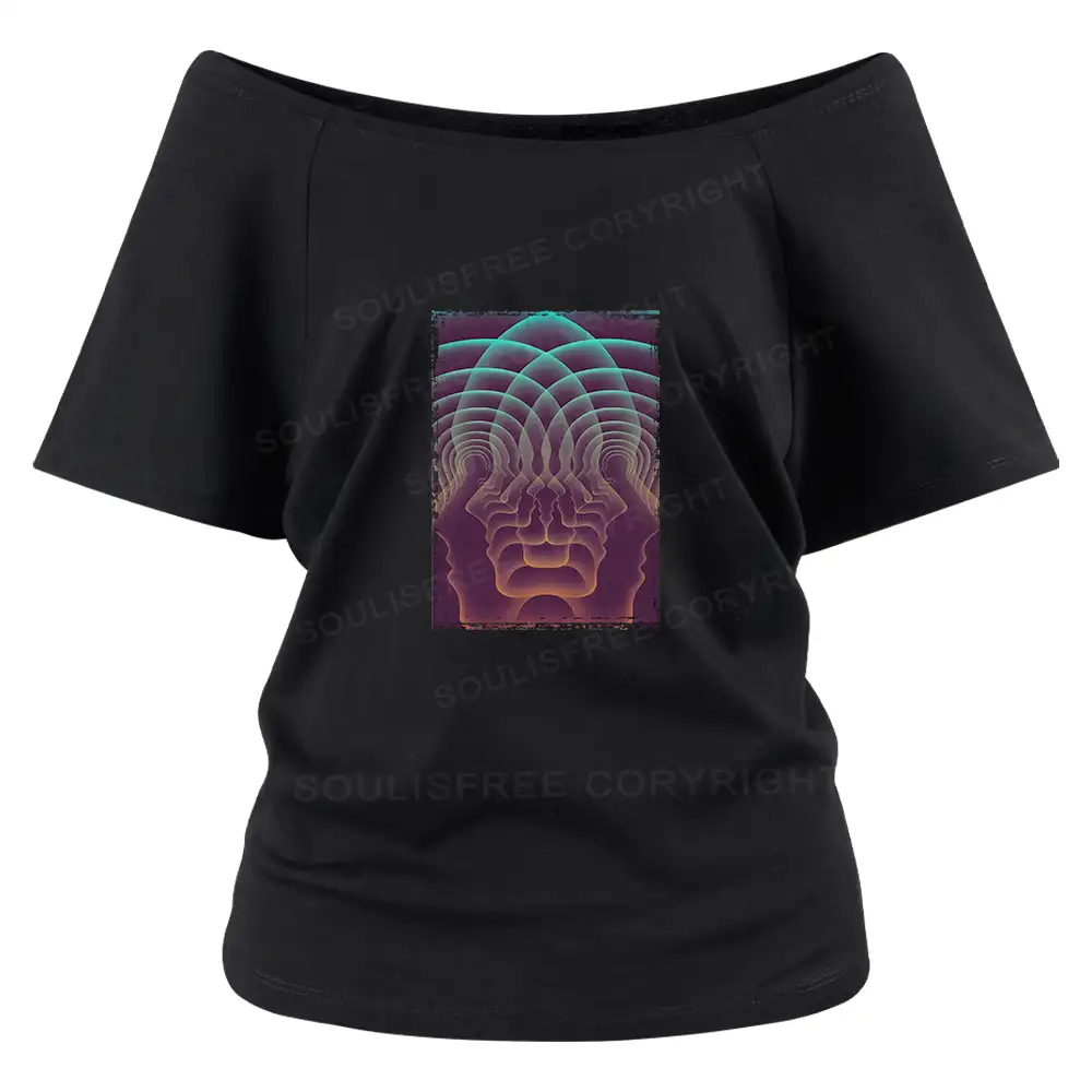 Do You Really Know Yourself Off Shoulder Top