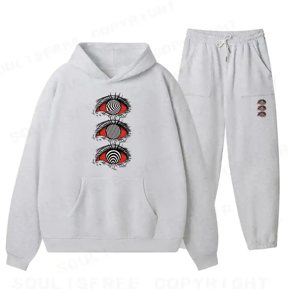 Psychedelic Eye Fleece Hoodie Set