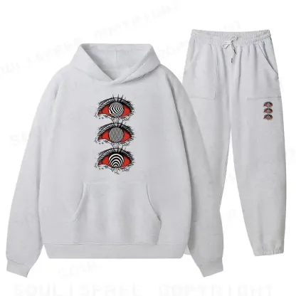 Psychedelic Eye Fleece Hoodie Set