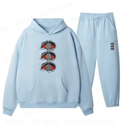 Psychedelic Eye Fleece Hoodie Set