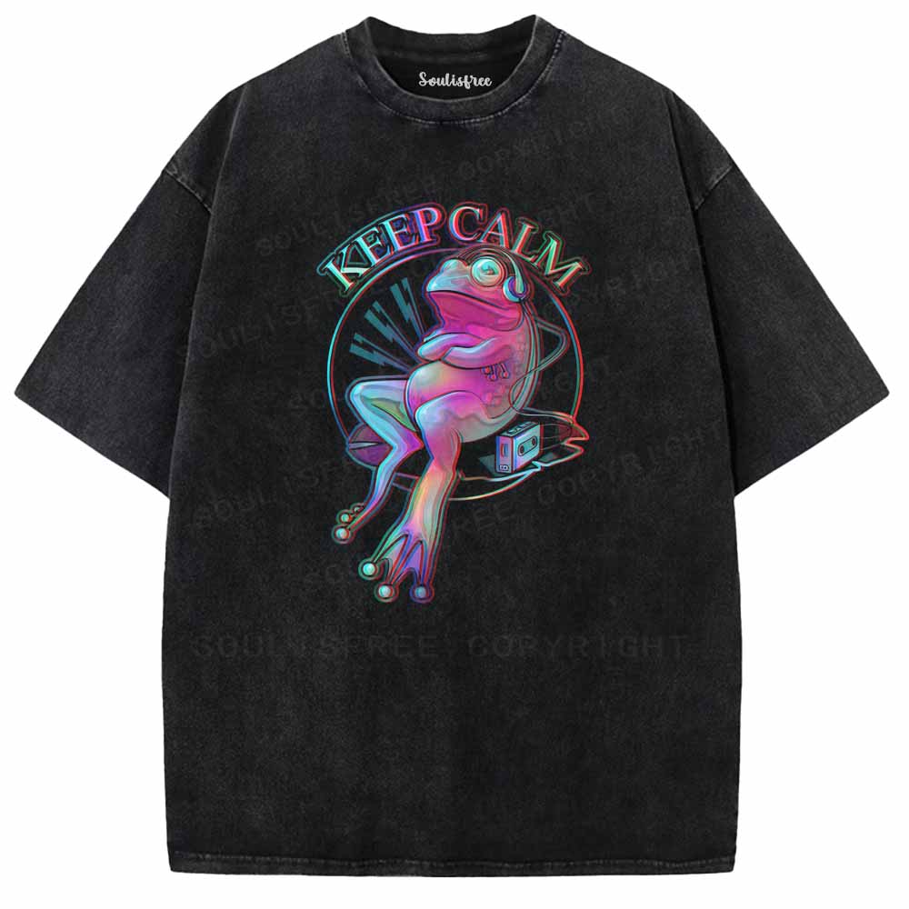 Soulisfree KEEP CALM Washed Tee