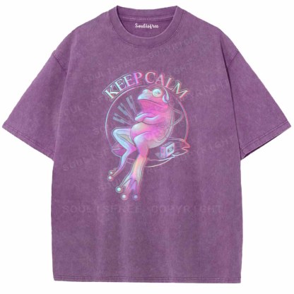 Soulisfree KEEP CALM Washed Tee