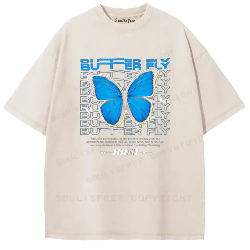 Azure Flutter Washed T-shirt