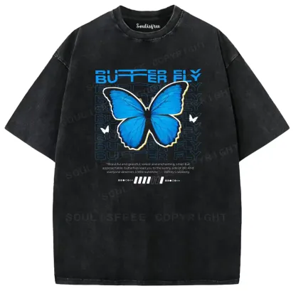 Azure Flutter Washed T-shirt