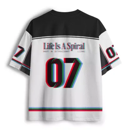 Soulisfree Life Is A Spiral Mesh Jersey