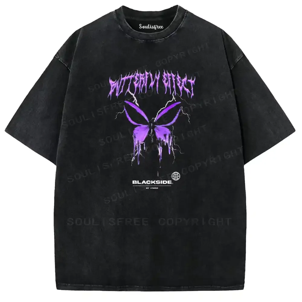 Violet Thunder Washed T-shirt
