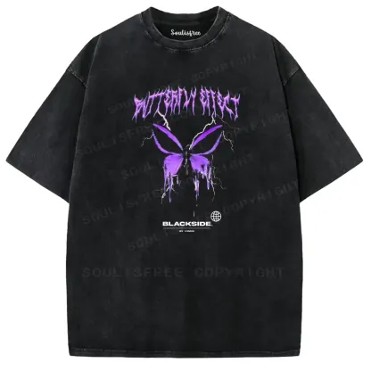 Violet Thunder Washed T-shirt