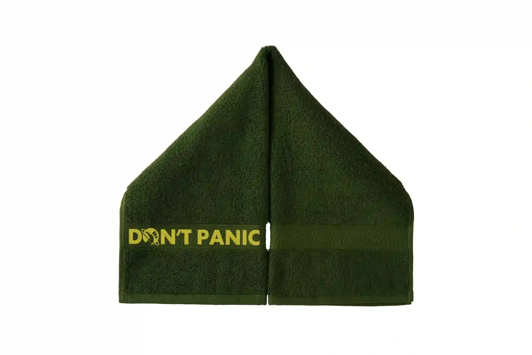 Don't Panic, The Answer Is 42 Embroidered Hand Towel