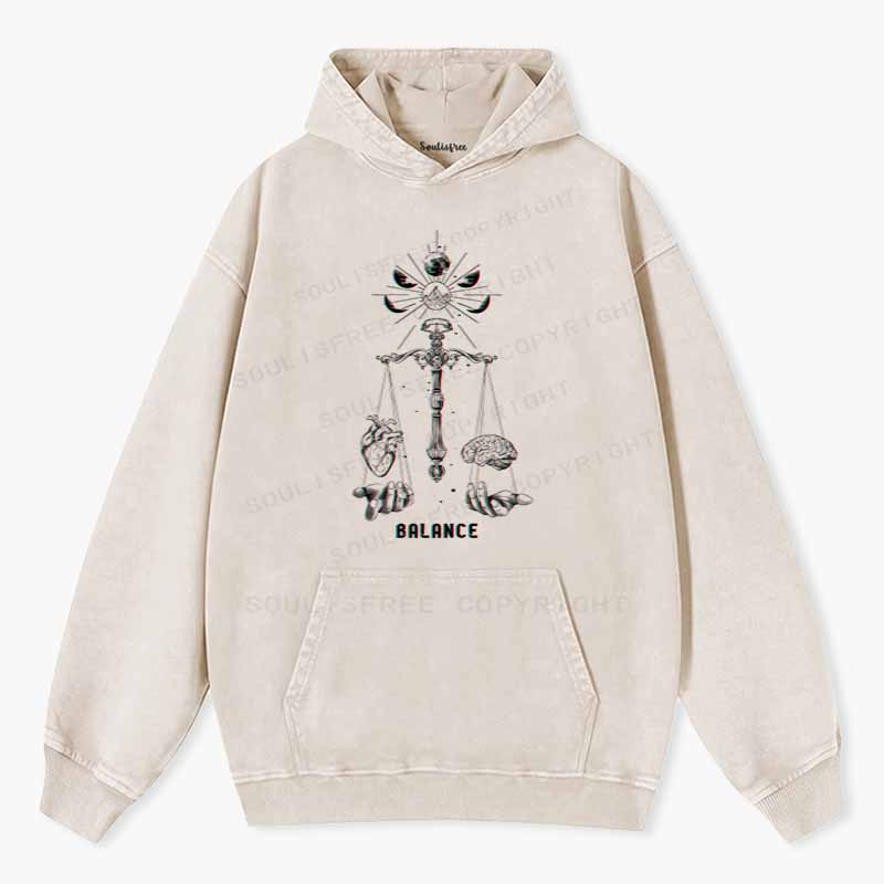 Soulisfree Soul & Mind Celestial Balance Washed Hoodie