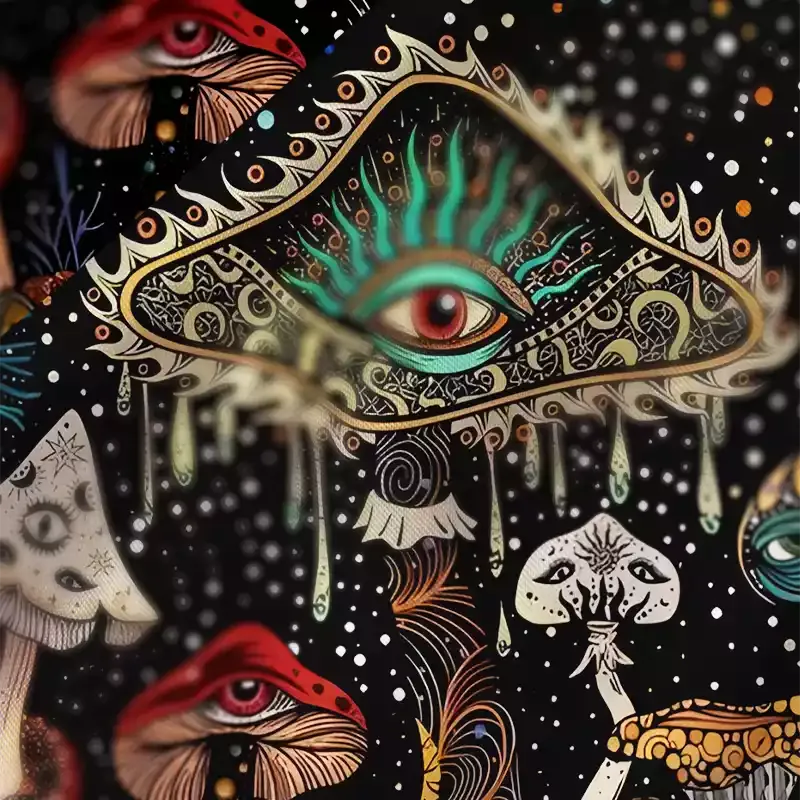 Soulisfree The Eyes of Nature Satin Mini Dress