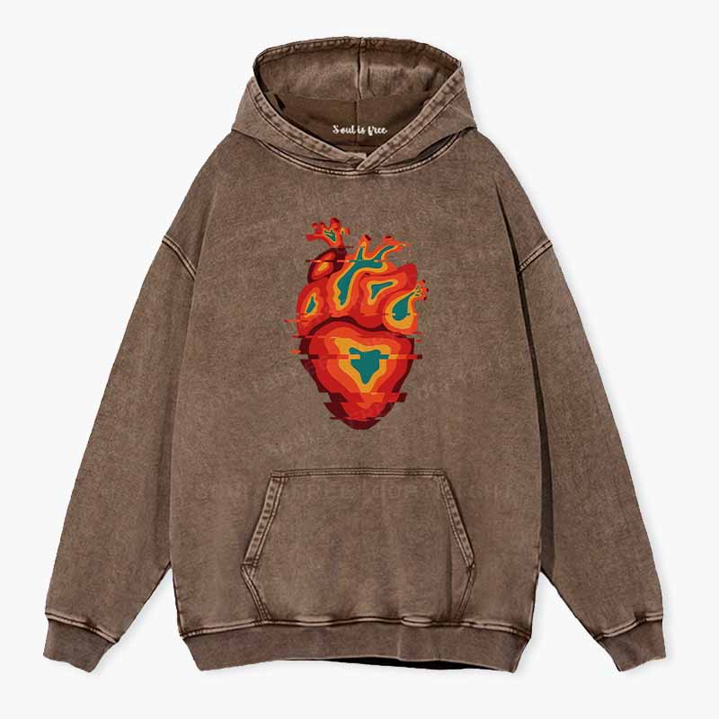 Soulisfree  The Crystallization of the Soul Washed Hoodie