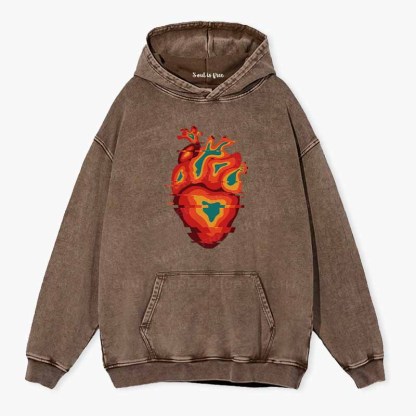 Soulisfree  The Crystallization of the Soul Washed Hoodie