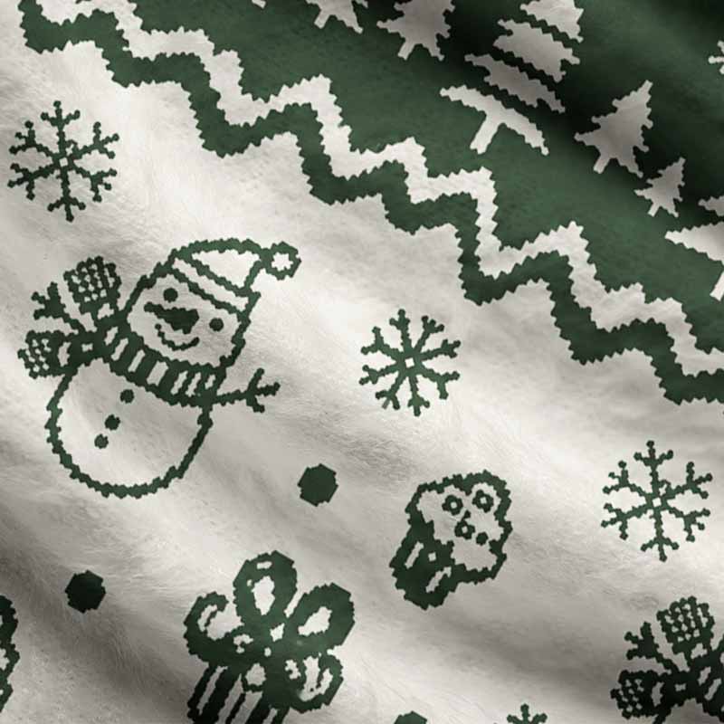 Soulisfree Snow Days, Slow Days Christmas Fuzzy Cardigan Sweater
