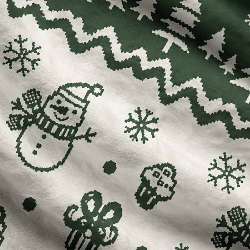 Soulisfree Snow Days, Slow Days Christmas Fuzzy Cardigan Sweater