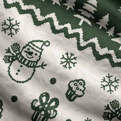 Soulisfree Snow Days, Slow Days Christmas Fuzzy Cardigan Sweater