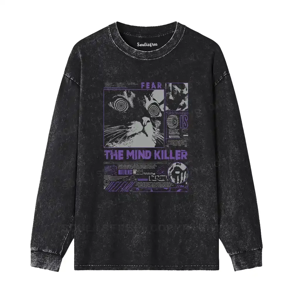 The Mind Killer Washed Long Sleeve Shirt