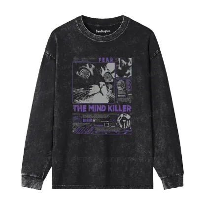 The Mind Killer Washed Long Sleeve Shirt