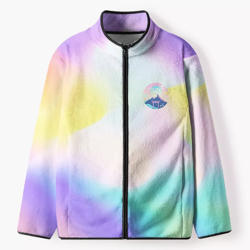 Soulisfree  A Mind In Full Color Flannel Zip-Up Jacket