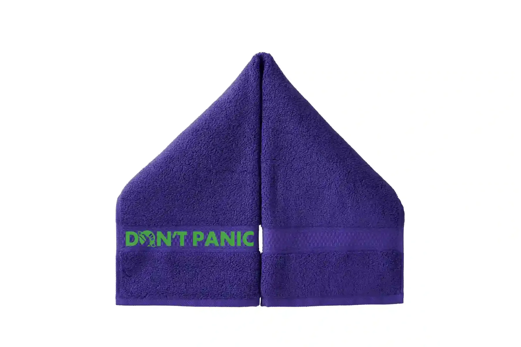 Don't Panic, The Answer Is 42 Embroidered Hand Towel