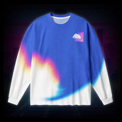 Soulisfree DIGITAL DAYDREAM ,REALITY CAN WAIT Long Sleeve Cotton Tee
