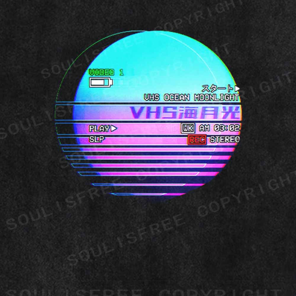 Soulisfree VHS Ocean Moonlight Washed Tee