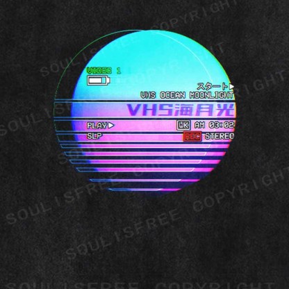 Soulisfree VHS Ocean Moonlight Washed Tee