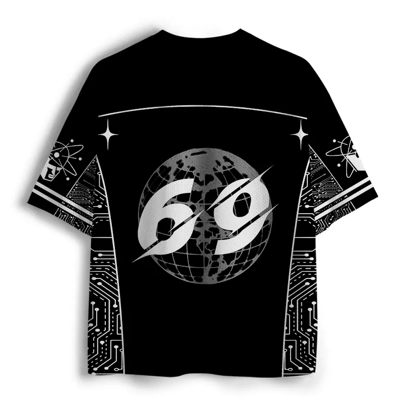 Soulisfree Cosmic Hands Holding Earth Mesh Jersey