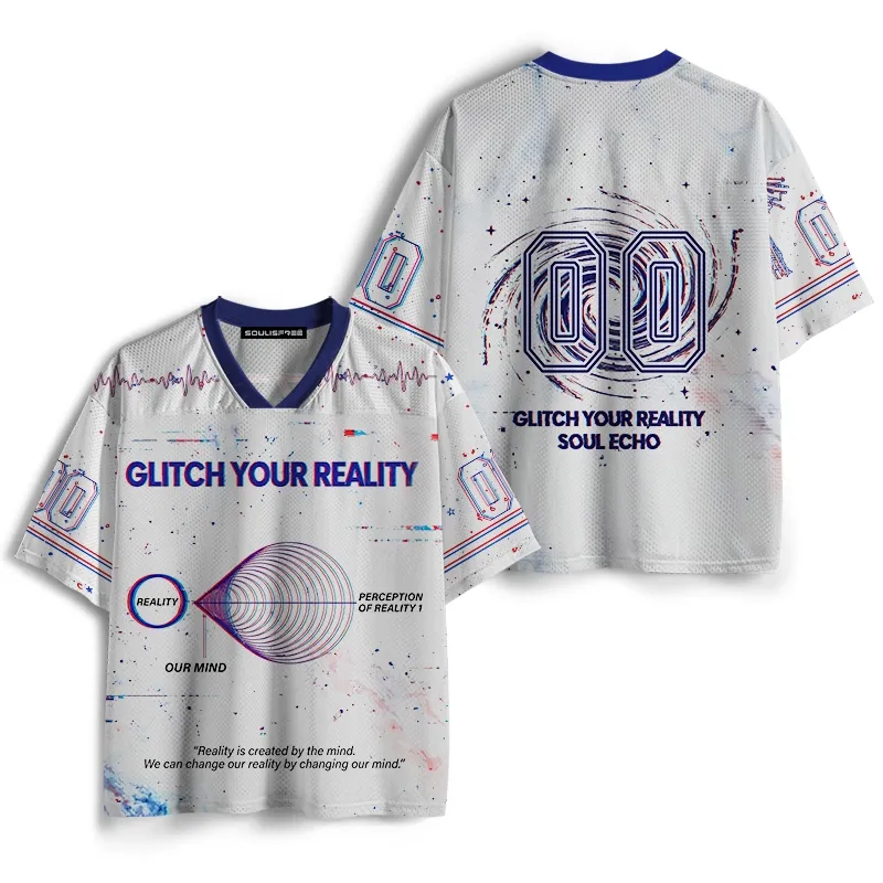 Soulisfree GLITCH YOUR REALITY Mesh Jersey