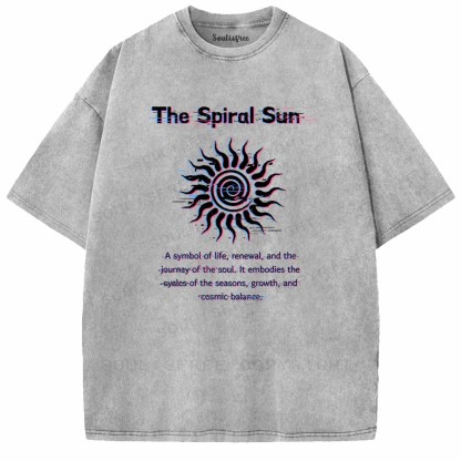 Soulisfree The Spiral Sun Washed Tee