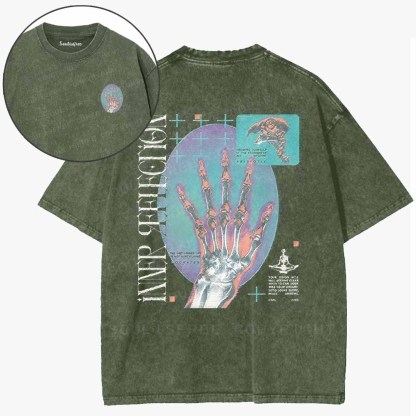 Soulisfree  Look Inward To See Truth Washed Tee