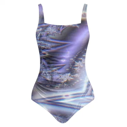 Soulisfree  Cosmic Galaxy Stars Galaxy One‑Piece Swimsuit