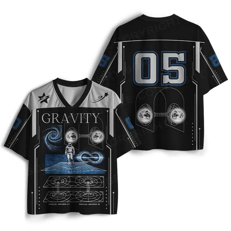 Soulisfree GRAVITY Cosmic Quantum Horizon Mesh Jersey