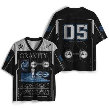 Soulisfree GRAVITY Cosmic Quantum Horizon Mesh Jersey