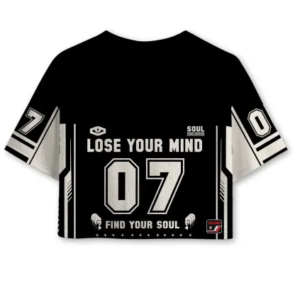 Soulisfree Lose Mind, Find Soul Cropped Jersey