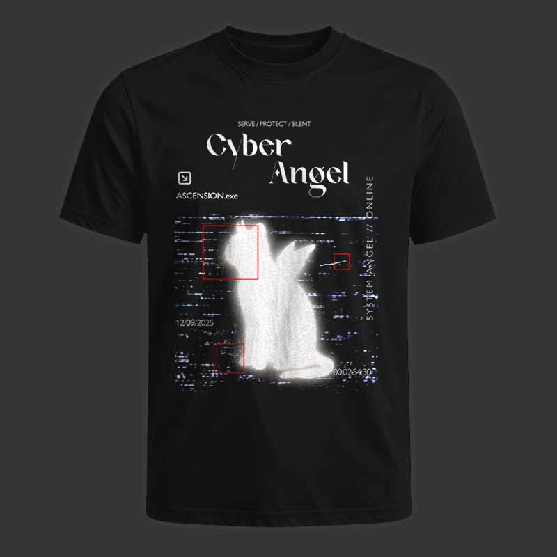 Soulisfree Cyber Angel Cat  Classic Tee