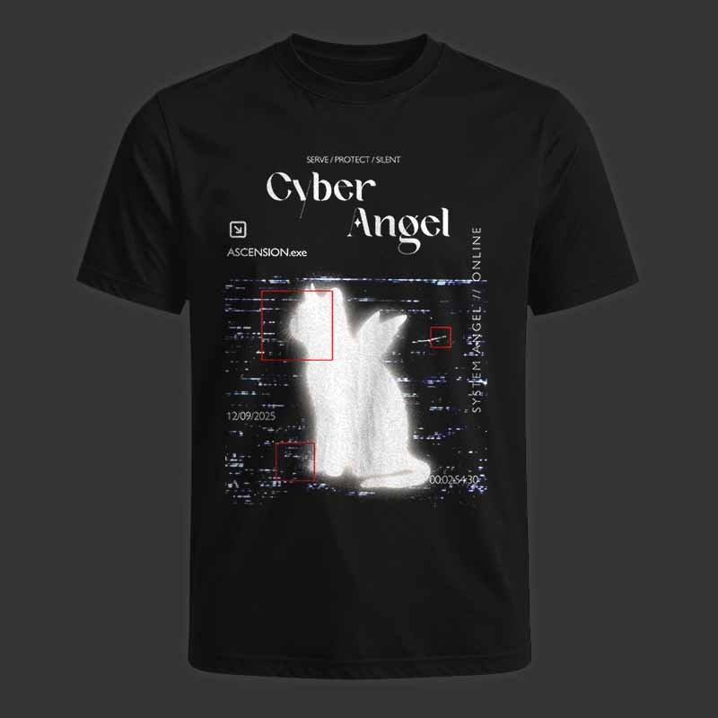 Soulisfree Cyber Angel Cat  Classic Tee