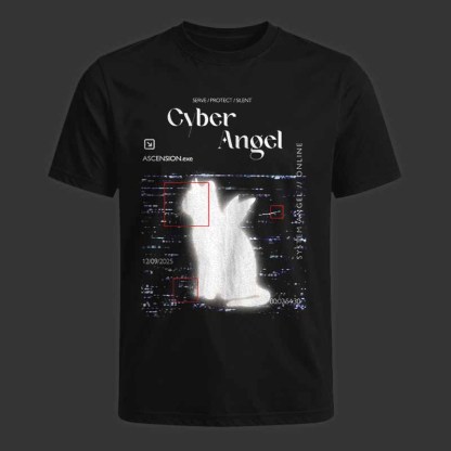 Soulisfree Cyber Angel Cat  Classic Tee