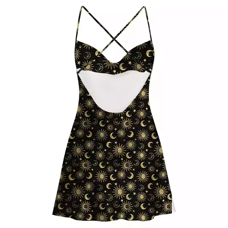 Soulisfree Stellar Dreams Satin Mini Dress