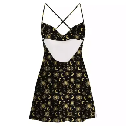 Soulisfree Stellar Dreams Satin Mini Dress