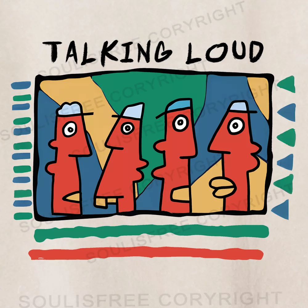 Talking Heads Silent Communication Washed Shorts