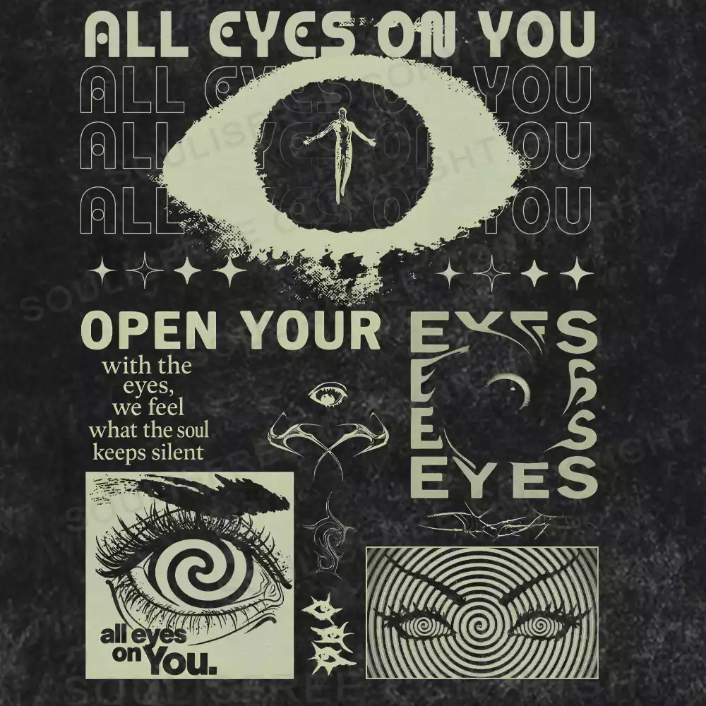 All Eyes On You Washed T-shirt