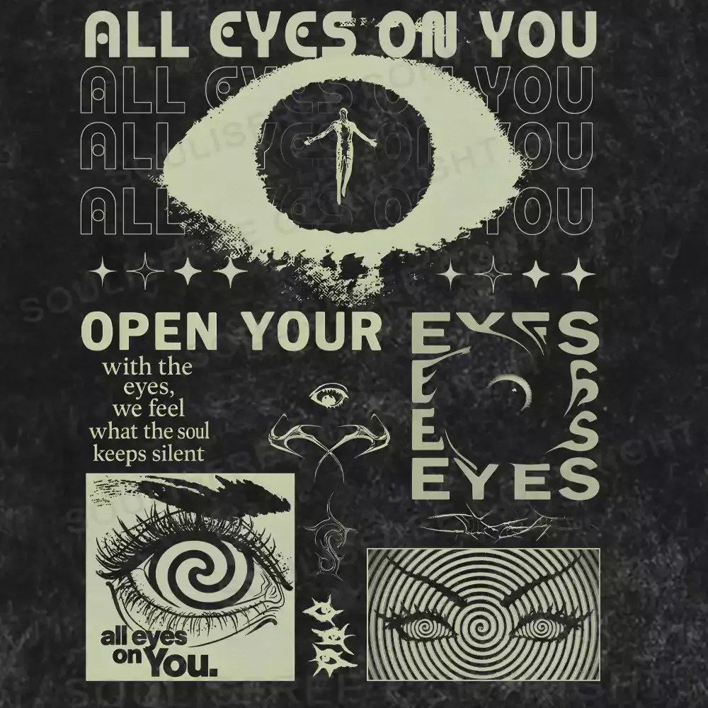 All Eyes On You Washed T-shirt