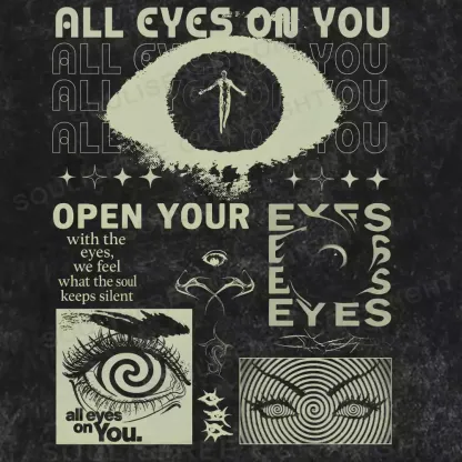 All Eyes On You Washed T-shirt