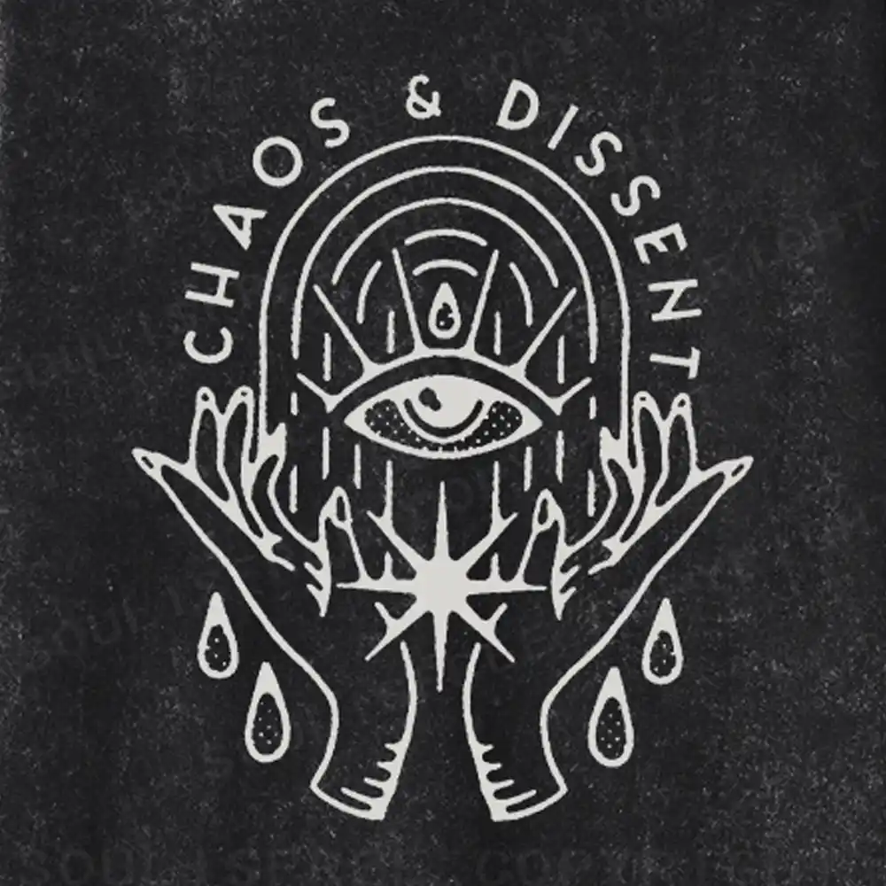 Eye of Rebellion Washed Long Sleeve Shirt