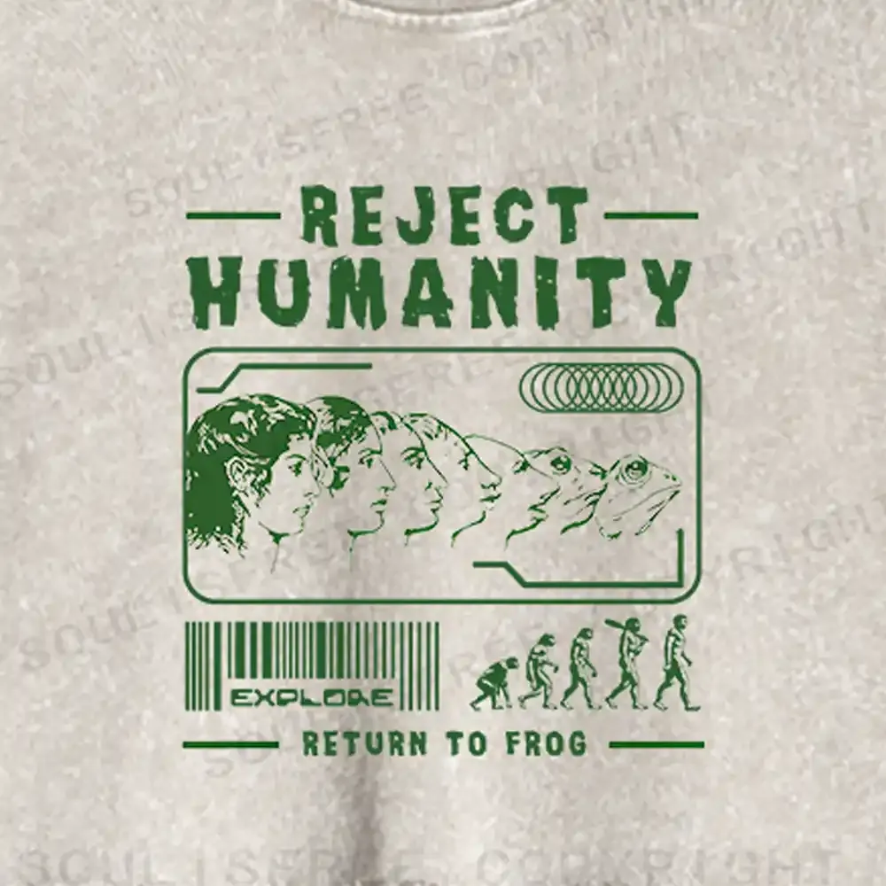 Return To Frog Washed Cropped Sweatshirt