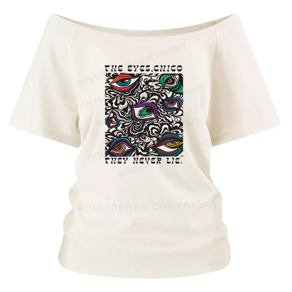 The Truth Is In Your Eyes Off Shoulder To