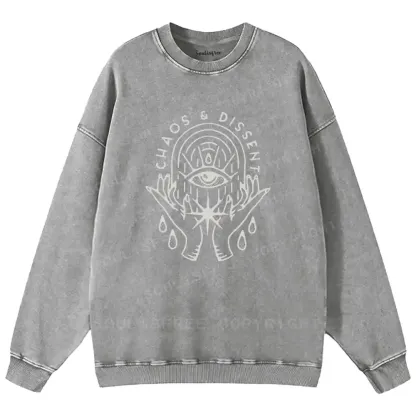 Eye of Rebellion Washed Sweatshirts