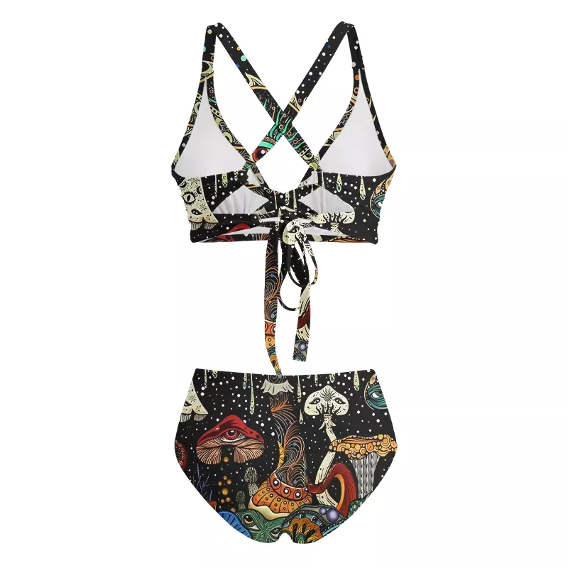 Soulisfree   The Eyes of Nature Glitch Cross Bikini