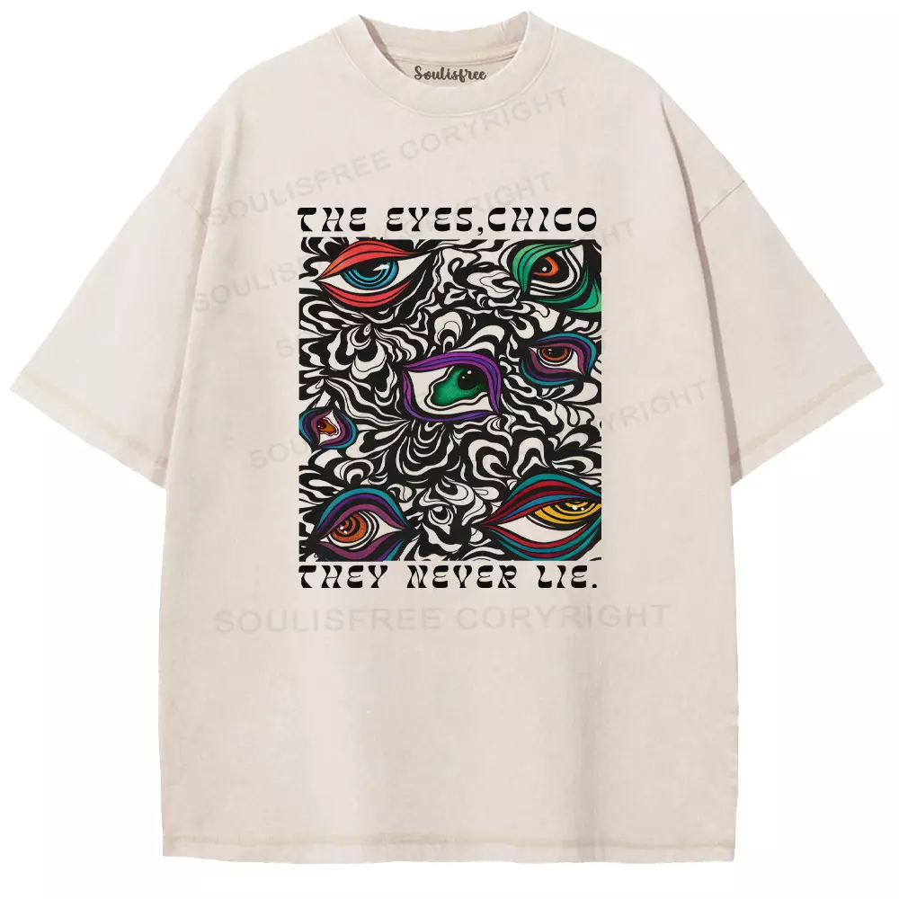 The Truth Is In Your Eyes Washed T-shirt