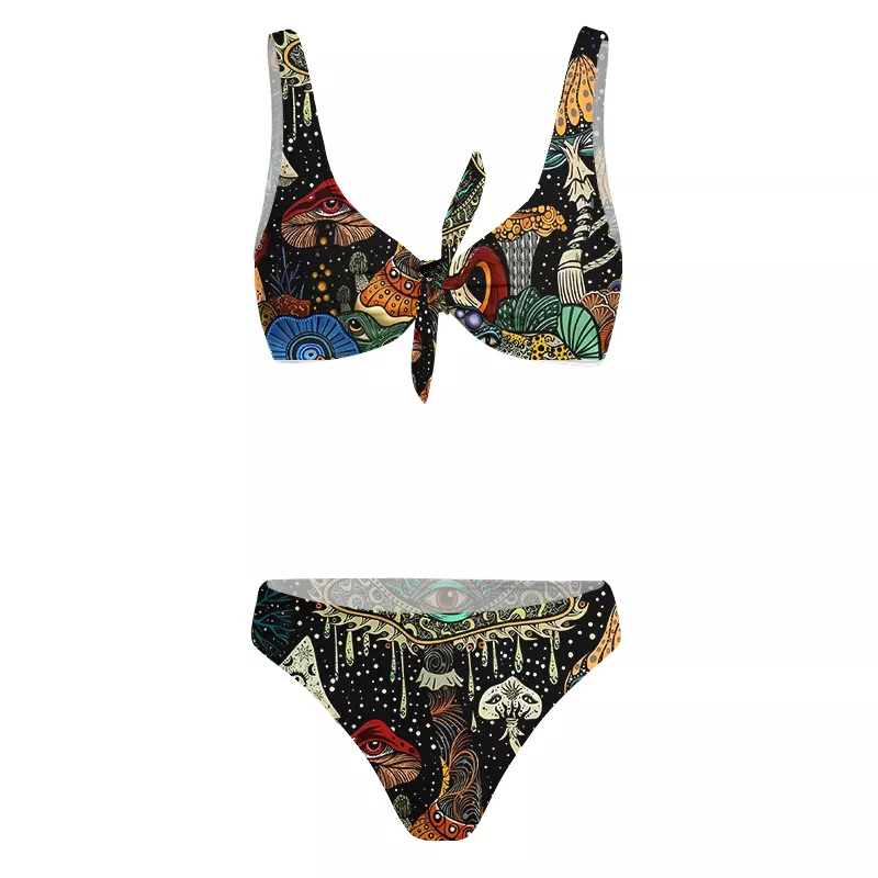 Soulisfree The Eyes of Nature Glitch Bow Bikini